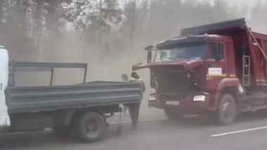 Под Бобруйском пылевая буря спровоцировала ДТП на 5 машин