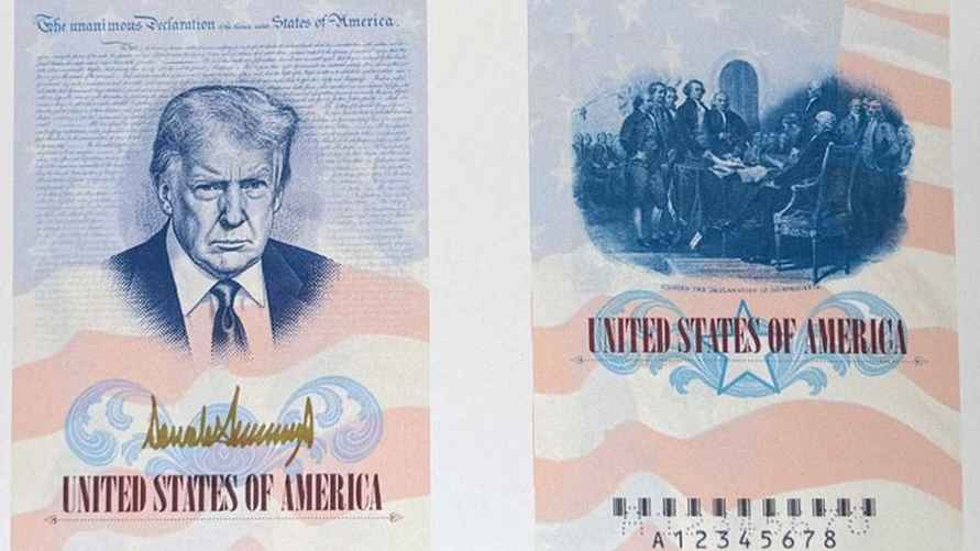 В США установили ​​золотую статую Дональду Трампу