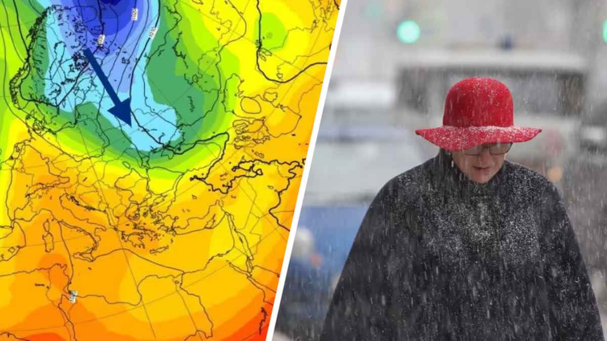 В Беларуь всё-таки идёт арктический циклон с заморозками и снежной крупой