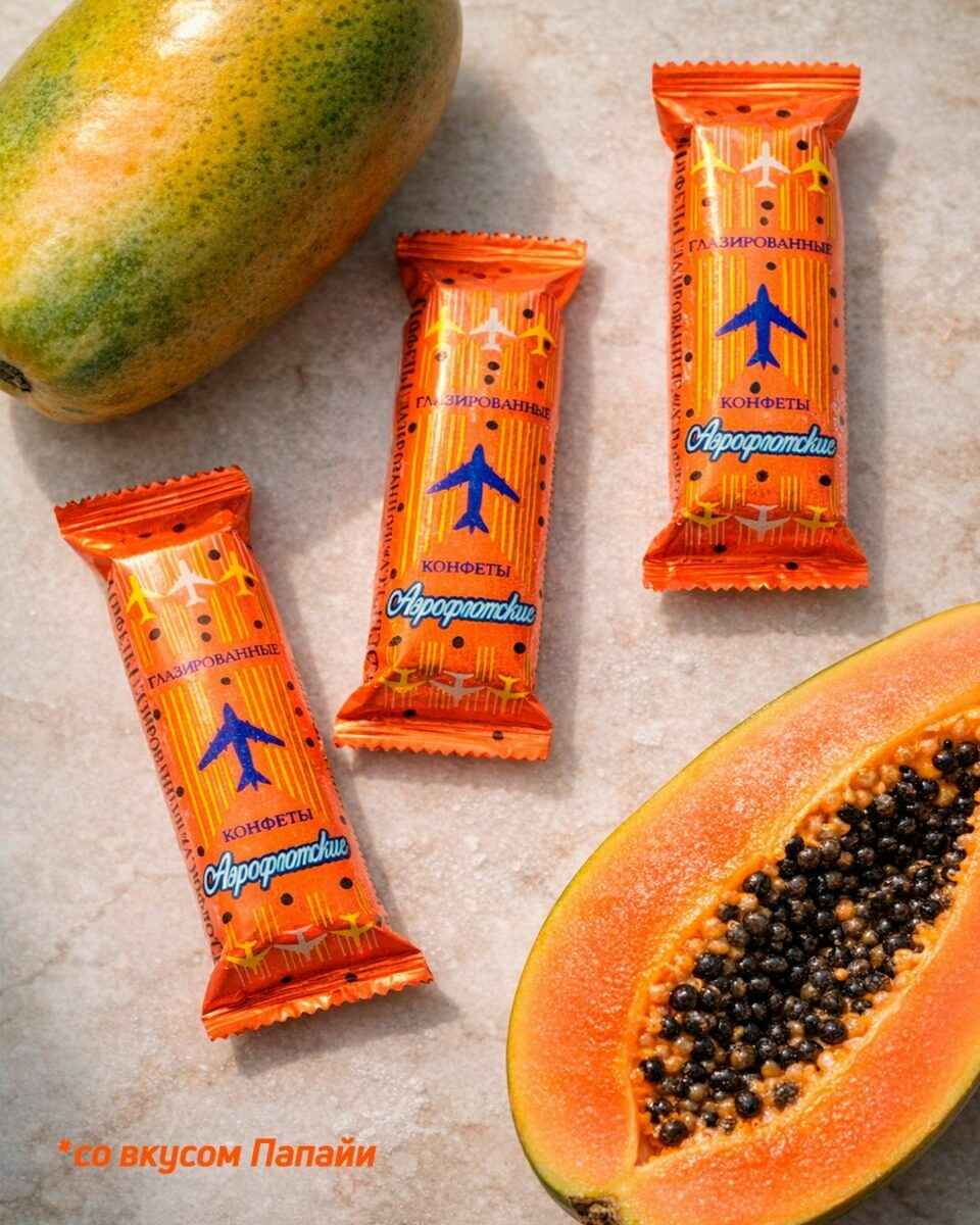 Кондитерская фабрика представила новые вкусы Аэрофлотских конфет