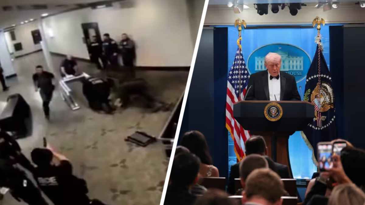 В Сети появилось видео, как стрелявший в Трампа мужчина проскочил через президентскую охрану