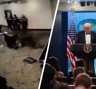 В Сети появилось видео, как стрелявший в Трампа мужчина проскочил через президентскую охрану