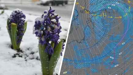 Синоптики назвали дату, когда ныряющий арктический циклон засыплет Беларусь снежной крупой