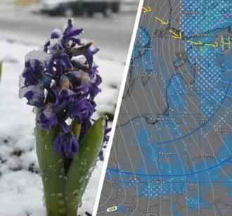 Синоптики назвали дату, когда ныряющий арктический циклон засыплет Беларусь снежной крупой