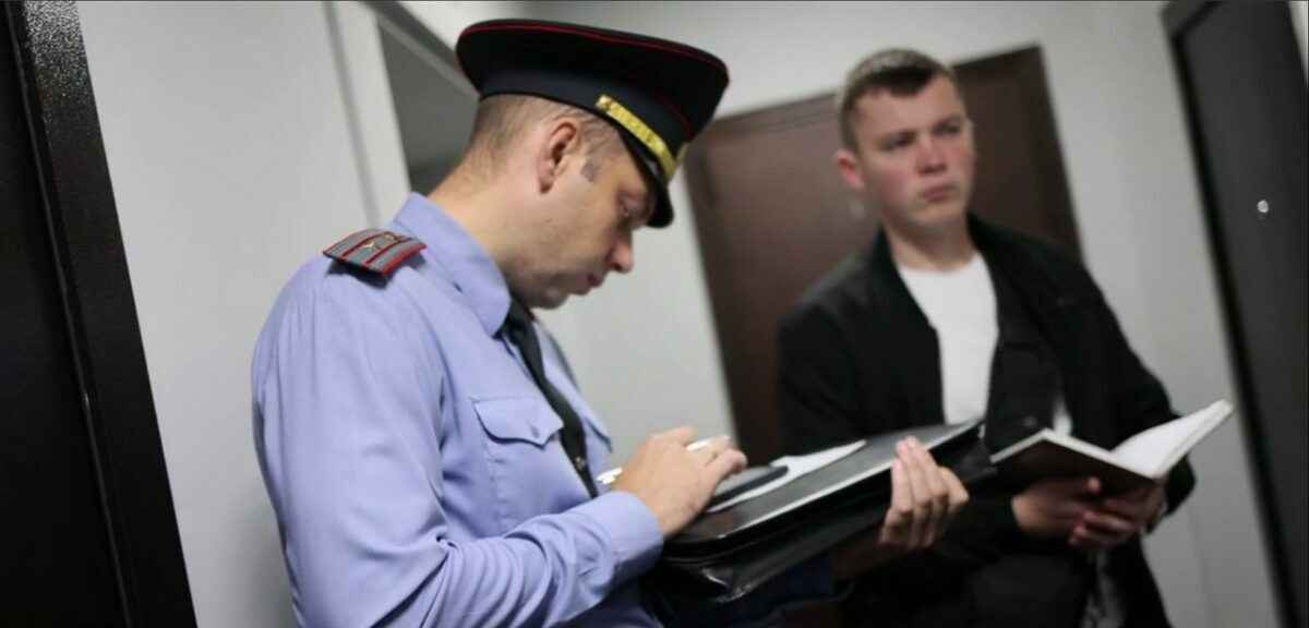 Скриншот видео Гомельского УВД