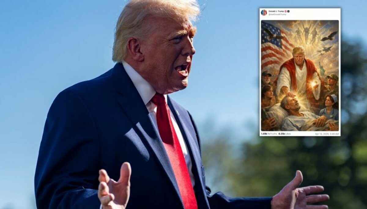 Трамп удалил скандальную картинку в образе Иисуса – «Думал, я врач»