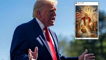 Трамп удалил скандальную картинку в образе Иисуса – «Думал, я врач»