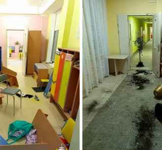 В Минске мужчина устроил погром в детском саду