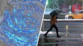 Вторичные фронты Рапунцель принесли в Беларусь похолодание до -4°С, мокрый снег и грозы