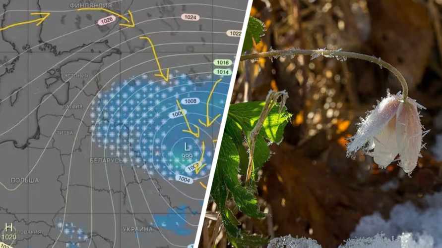 Синоптики пообещали белорусам «приличные минуса» и новый слой снега к середине апреля